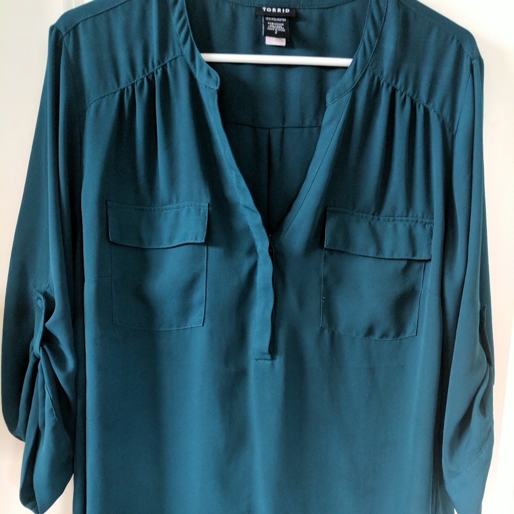 Harper-Georgette Pullover Blouse